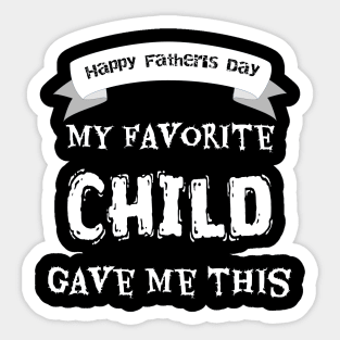 Father's Day ,cute fathers day  gift Sticker